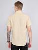 Monte Carlo Men Regular Fit Beige Shirt