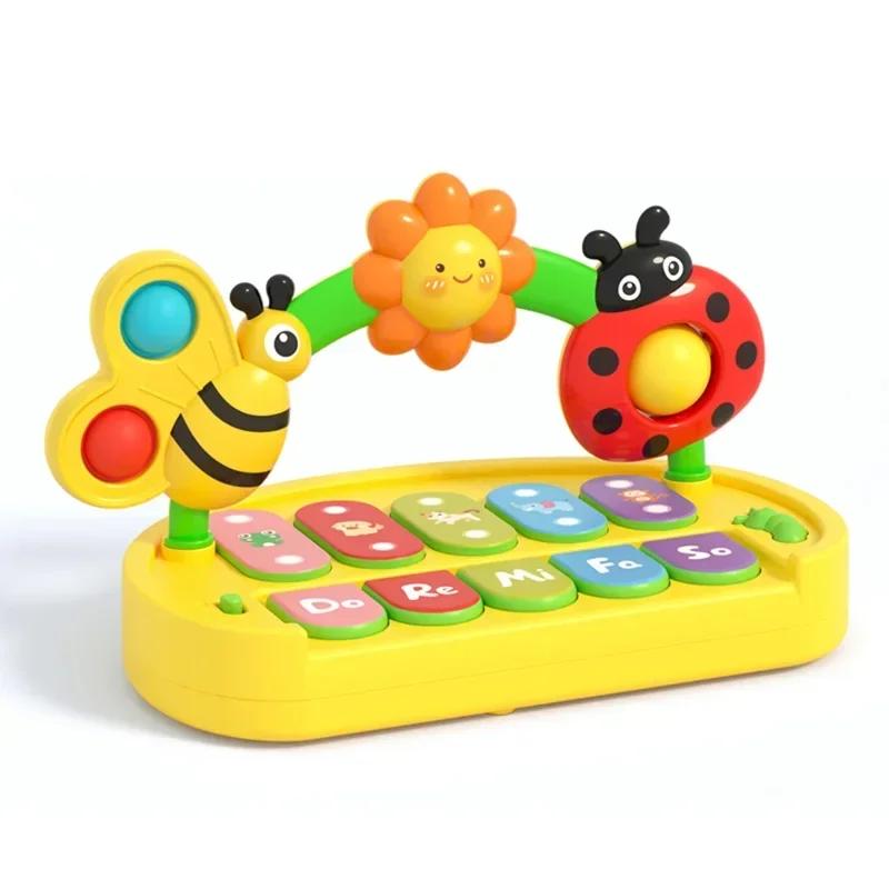 

Baby Keyboard Piano Toys Kids Music Light Animal Sound Maker Musical Toy for Toddlers Early Educational Music Toy Babies Gifts