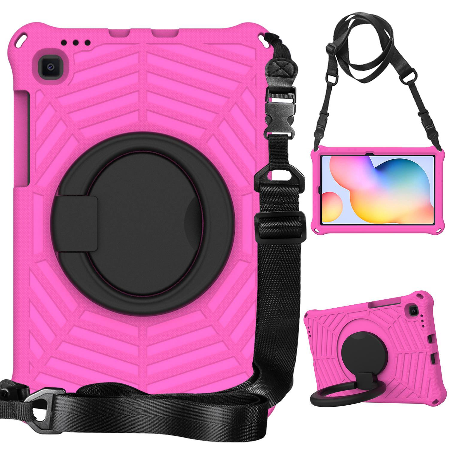 

Rotating Case For Samsung Tab S6 Lite SM-P620 625 610 613 A8 10.5 SM-X200 205 207 A7 10.4 T500 S6 S5e A 1.0 T510 EVA Stand Cover A 10.1 SM-T510 T515 розы красного