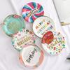 Children's Birthday Party Disposable Plate Picnic Plate Cake Plate Large Paper Plate Dessert Table Decoration Set Tableware