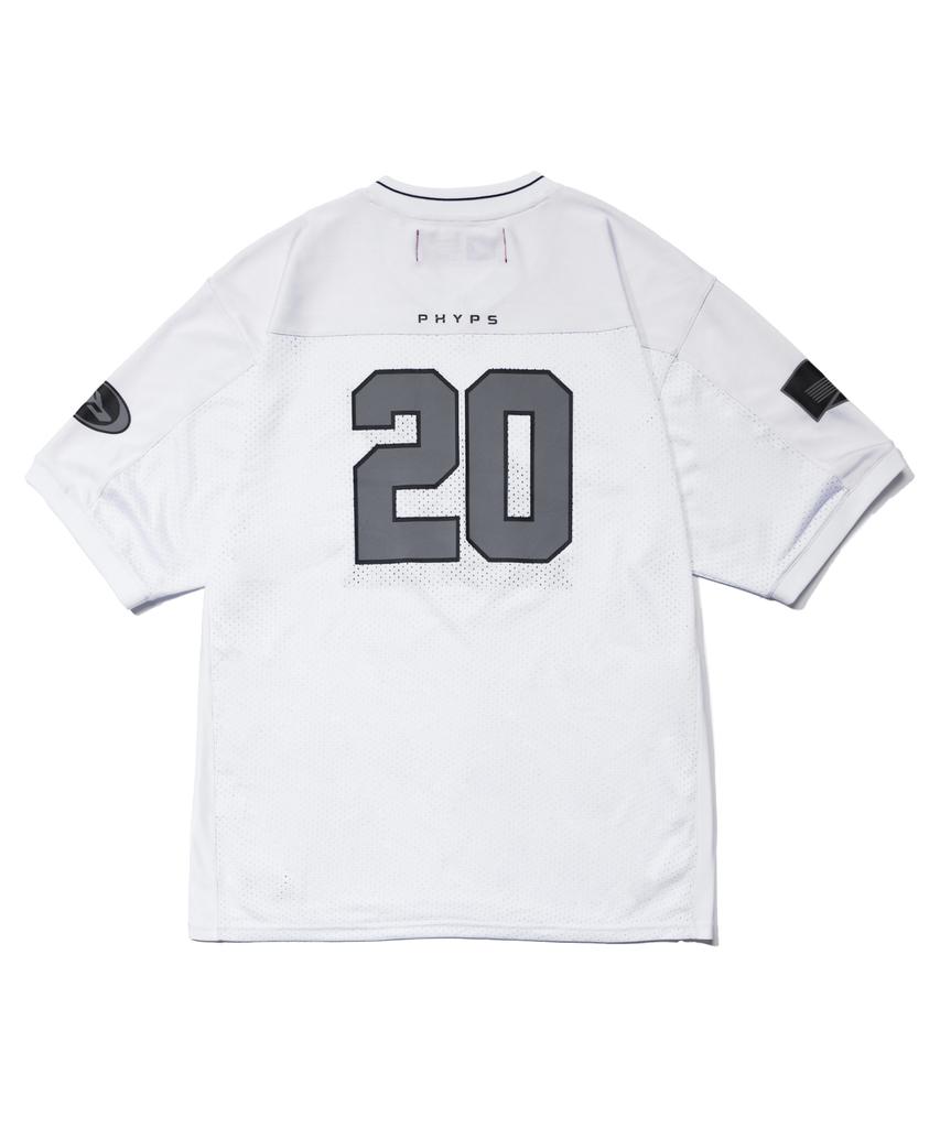 PHYPS MOTORCYCLE Original Wing Logo Mesh T-Shirt White