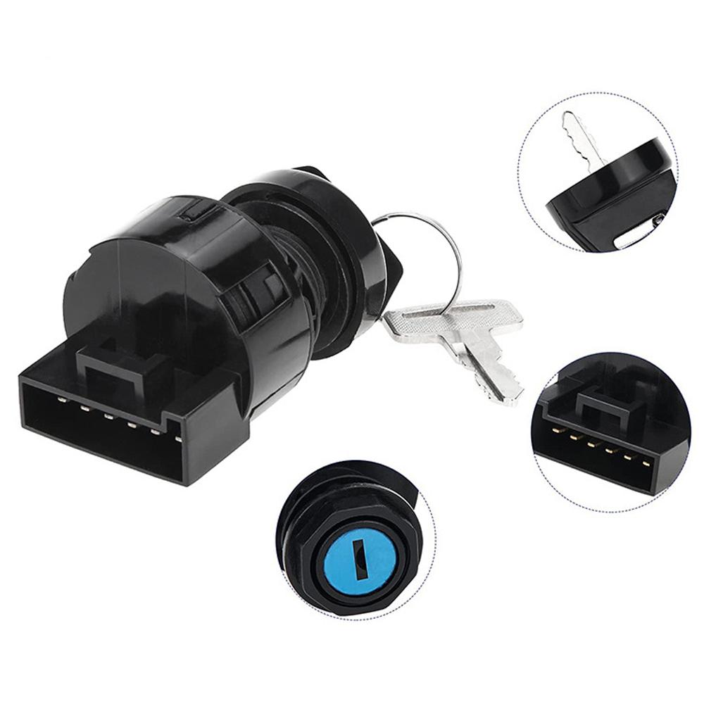 Comutator de aprindere 4011002 4012165 6 pini 3 poziții cu 2 chei de schimb pentru Sportsman 300 325 400