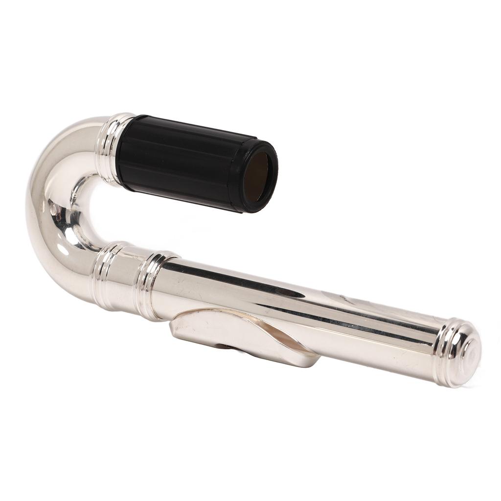 Flöte Gebogenes Kopfstück Mundstück Ersatz Metall Holzblasinstrument Zubehör für Kinder