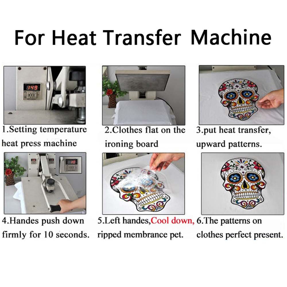 Printing Decals For Cloth Bag T-shirt Clothes Patches Iron On Patche Applique Heat Transfer Sticker