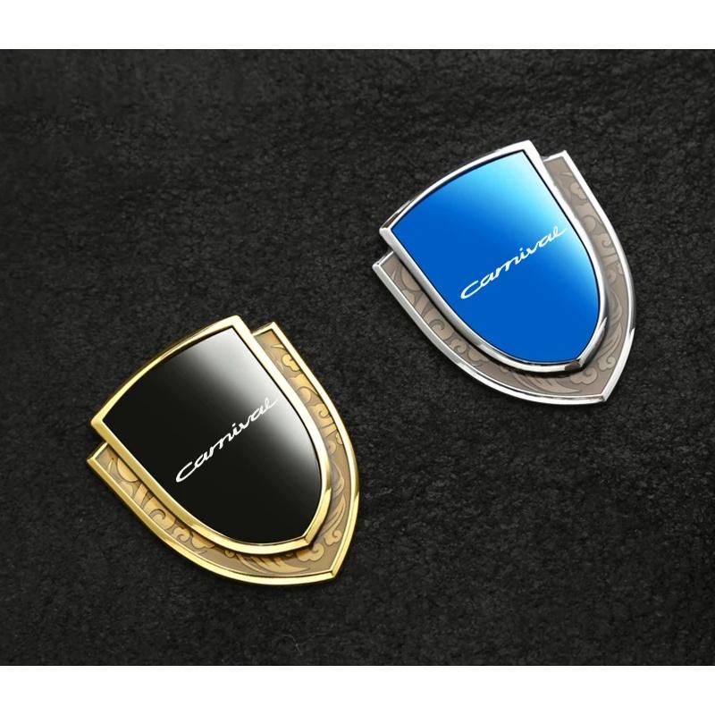 UQQV8 car stickers 3D metal accsesories auto accessory for kia carnival