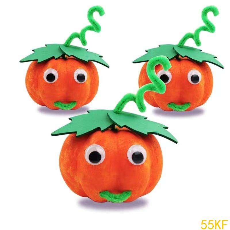 55KF 10Pcs Artificial Pumpkins 8cm OR 10cm White Foam Pumpkins for Fall Festival Thanksgiving Home Party Table Decoration