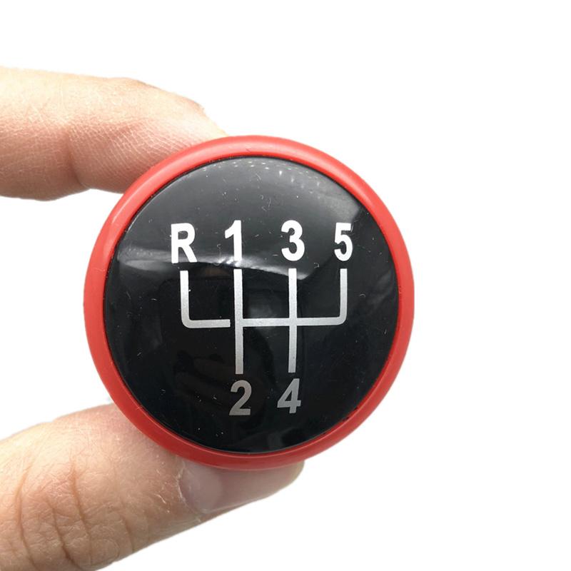 5/6 Speed Gear Shift Knob Cap Speed Number Emblem Badge Cover for VW Volkswagen Golf Jetta MK3 MK4 GTI MK4 Bora LUPO POLO SEAT IBIZA CADDY