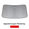 For Tesla Model 3 Front Windshield Sunshade 6-Layer Upgraded Y S X Sunshade Automatic Block Summer Sunscreen Heat Shield Cover