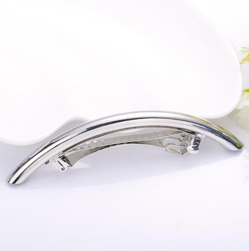 1/2Pcs Fashion Ladies Hairpins Gold-plated/silver-plated Pure Arc Tube Hairpins Hairpins Girl Metal Hair Accessories