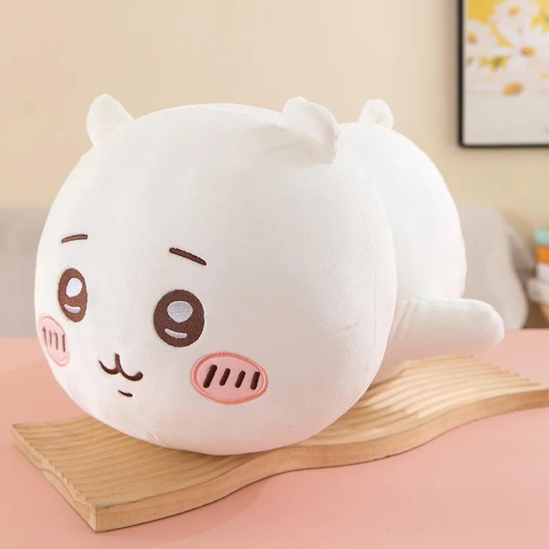 30/40CM Chiikawa Series Long Doll Cartoon Hachiware Soft Pillow Big Size Plush Doll Ornament Children's Girl Toy Birthday Gift