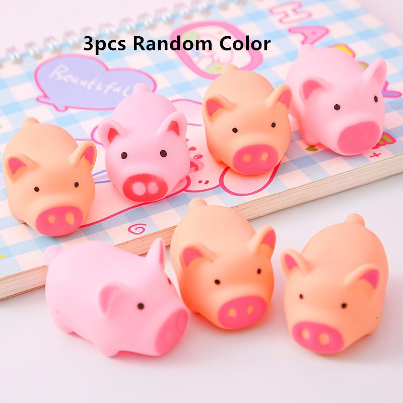 Cartoon Kids  Childrens Pig Pet Stress-Relieving Squeeze Toy Bouncing Animal Toy for Anxiety Relief Fun Gift Present for Boys  Girls Girls  Adults