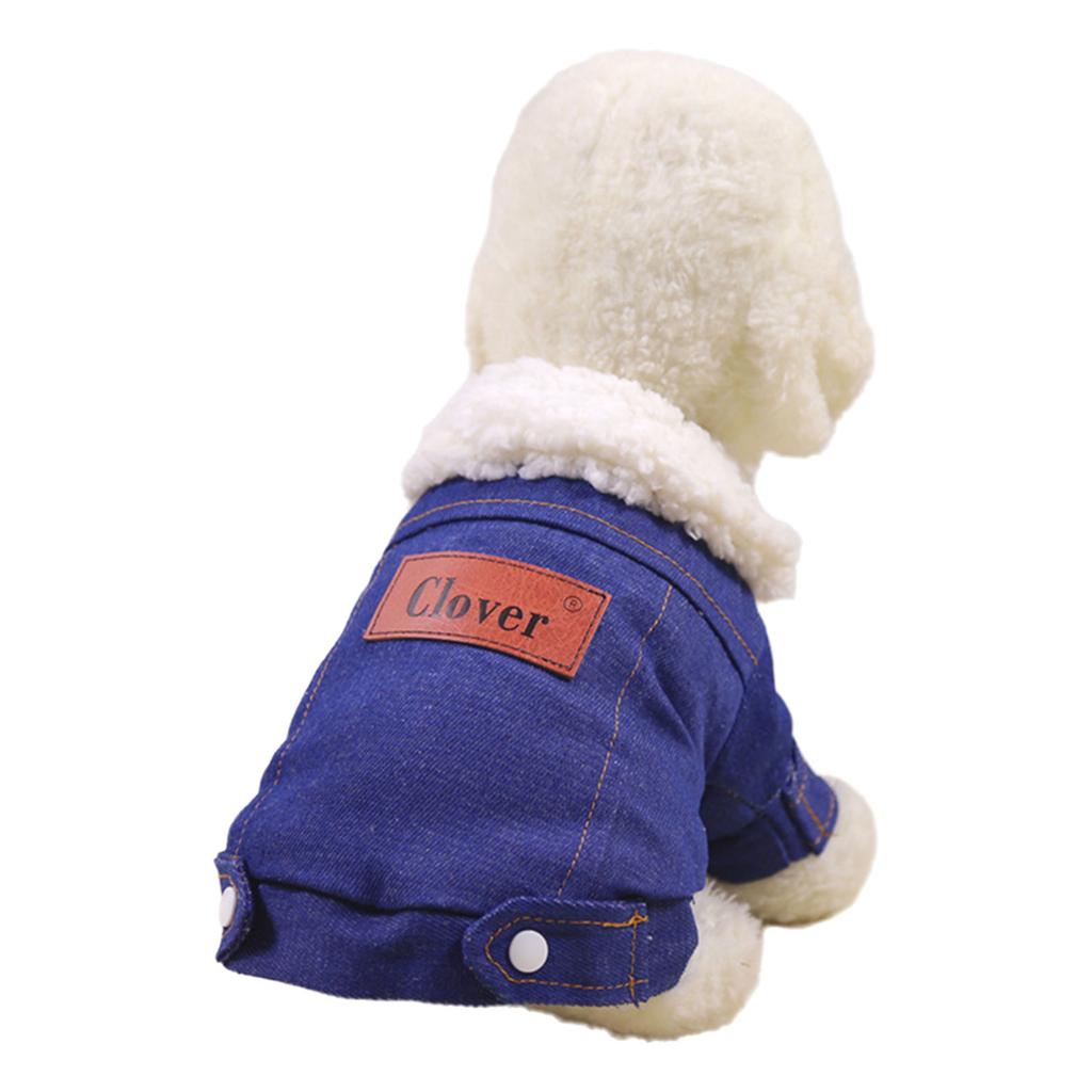 Dog Warm Two Legged Coat for Outdoor Activity Warm Fleece Coat Windproof Outfit Fashion Small Dog Clothes for Chihuahuas