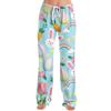 Pantaloni casual da donna alla moda, larghi, casual, con stampa di cartoni animati di Pasqua