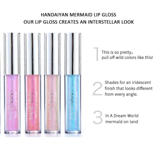 Shiny Liquid Lipstick Fuktighetsgivende Langvarig Lip Gloss