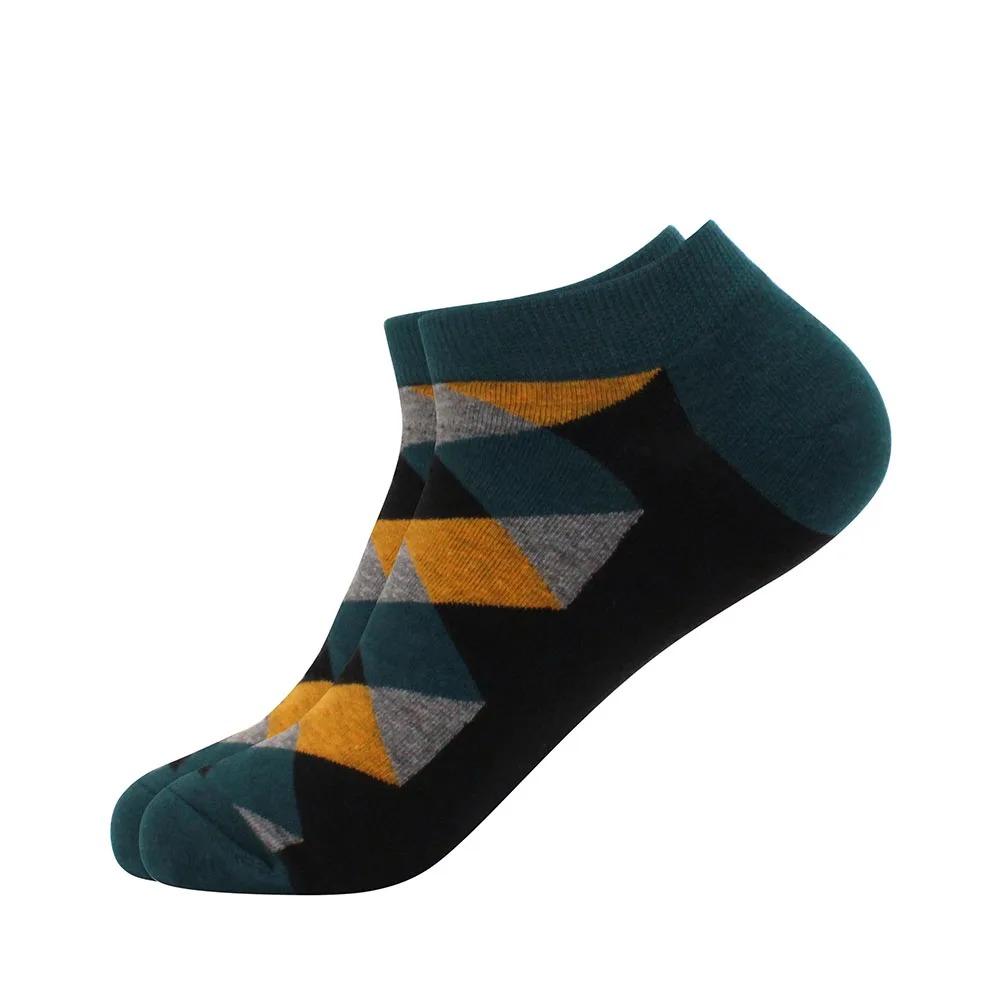 Herrensocken Bootssocken Freizeit Präzisionsbaumwolle Gitter Astronaut Rautenmuster, Skateboard, lustig, Bootssocken