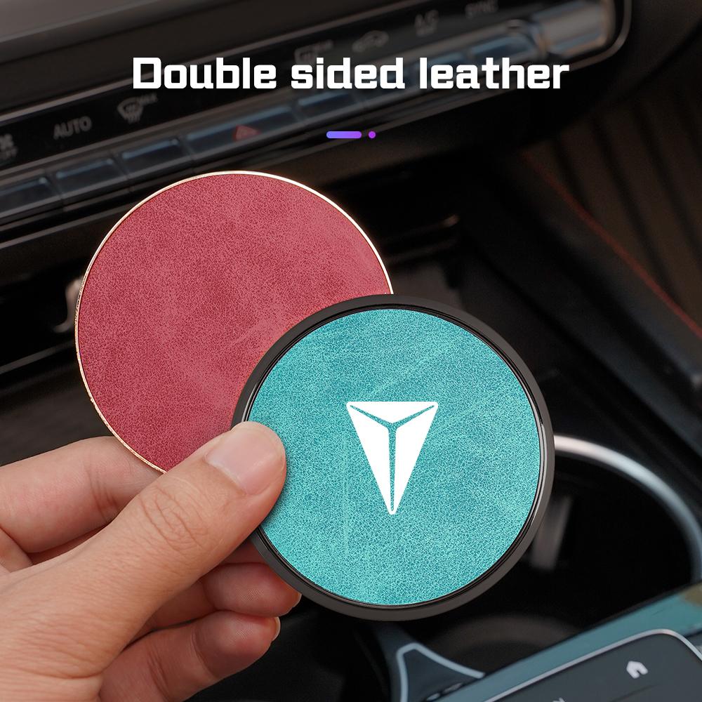 2026 Universal Car Cup Holder Coaster Anti-slip Water-proof Cup Mat For Changan Deepal S7 S07 SL03 S05 G318 S09 Car Accessories