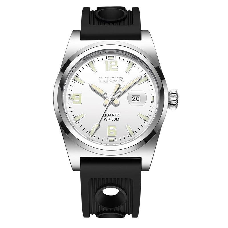 

LIGE Classic Men s Ultra-Thin Quartz Watch with Multifunctional Calendar and Waterproof Design