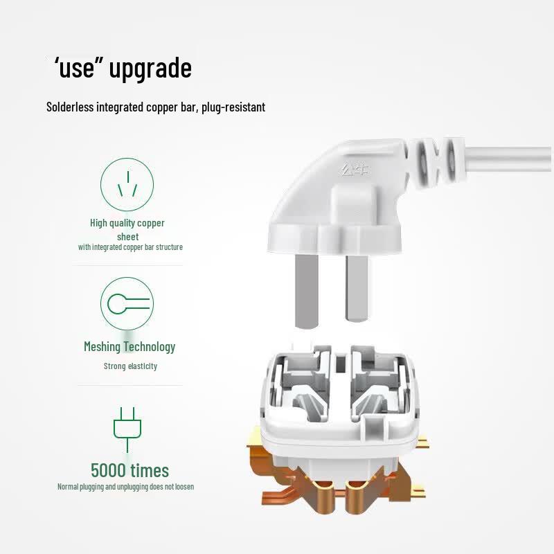 BULL B5 Series Power Strip CN Plug (adapter Included)