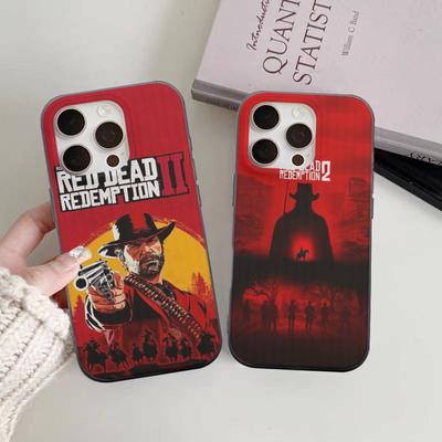 Red Dead Redemption RDR 2 Pouzdro na telefon Pro iPhone 17 16 15 11 12 13 14 Pro Max Měkké vlnité silikonové krycí pouzdro