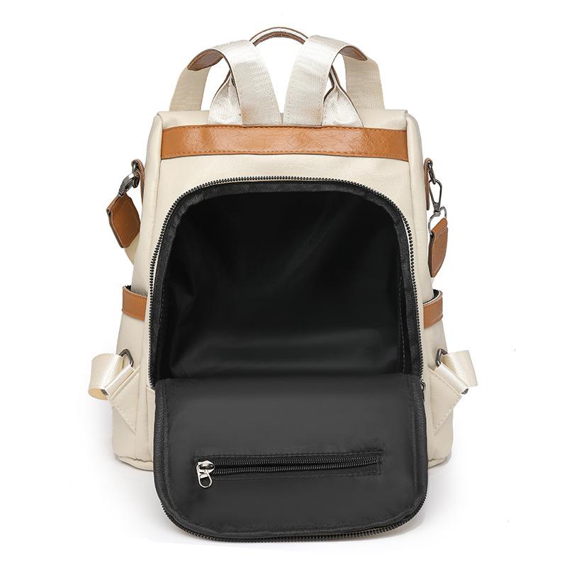 Anti-theft Backpack Women's New Fashion Korean Version Trendy Oxford Cloth Canvas Women's Backpack Travel Schoolbag
