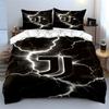 Lightning bolts, Juventus logo. Bedding sets Duvet cover sets Duvet covers Pillowcases(1* Duvet Cover 2* Pillowcases without duvet insert)