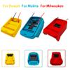 For Makita/DeWalt/Milwaukee 18-21V Li-ion Battery DIY Adapter Battery Connector Charging Head Housing  Holder Base Tool