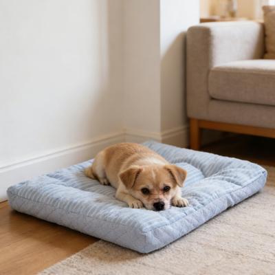Stuffed Pet Mat Bed Warm Crate Pad Cat Sleeping Mat Machine Washable Cushion