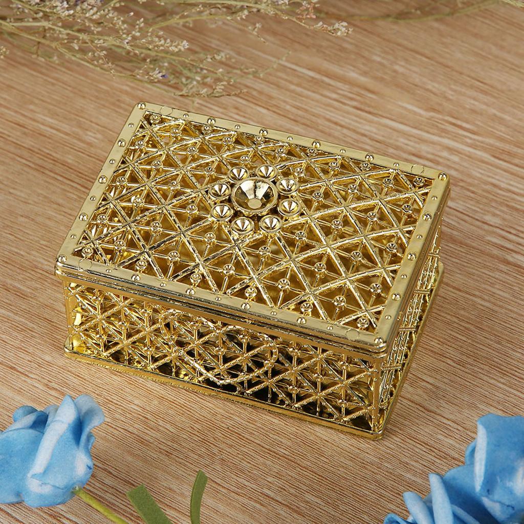 12PCS Trsure Chest Shape Boxes Wedding Favor Party Hollow Plastic Gift Container