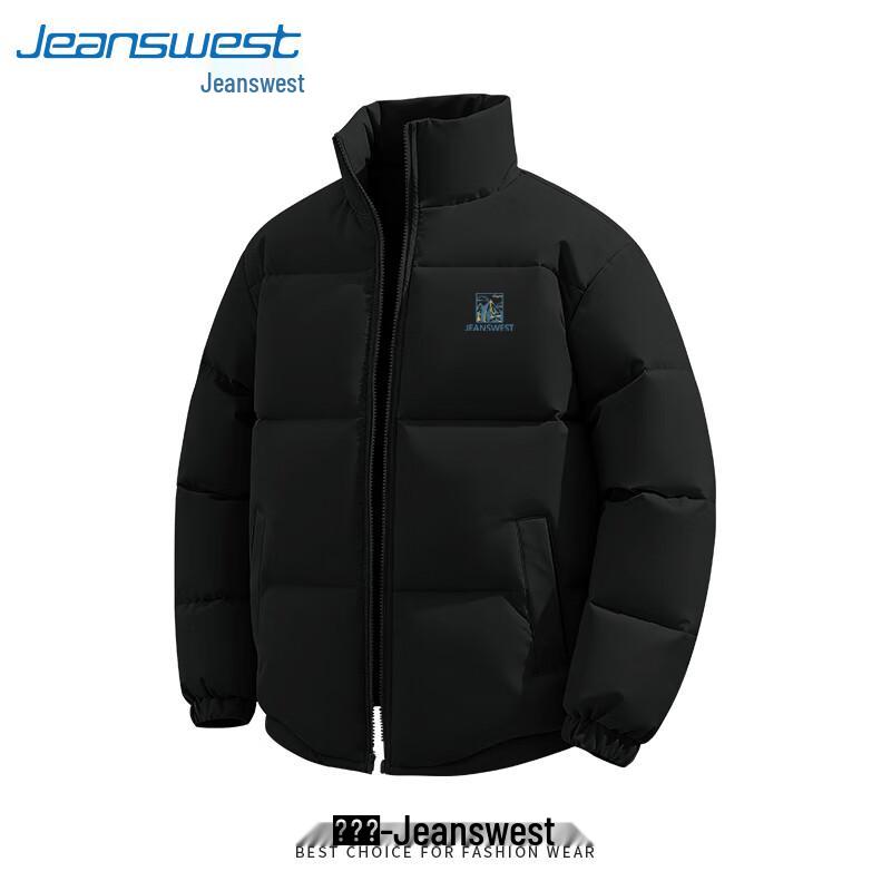 Jeanswest Men's Winter Warm Stand Collar Padded Jacket