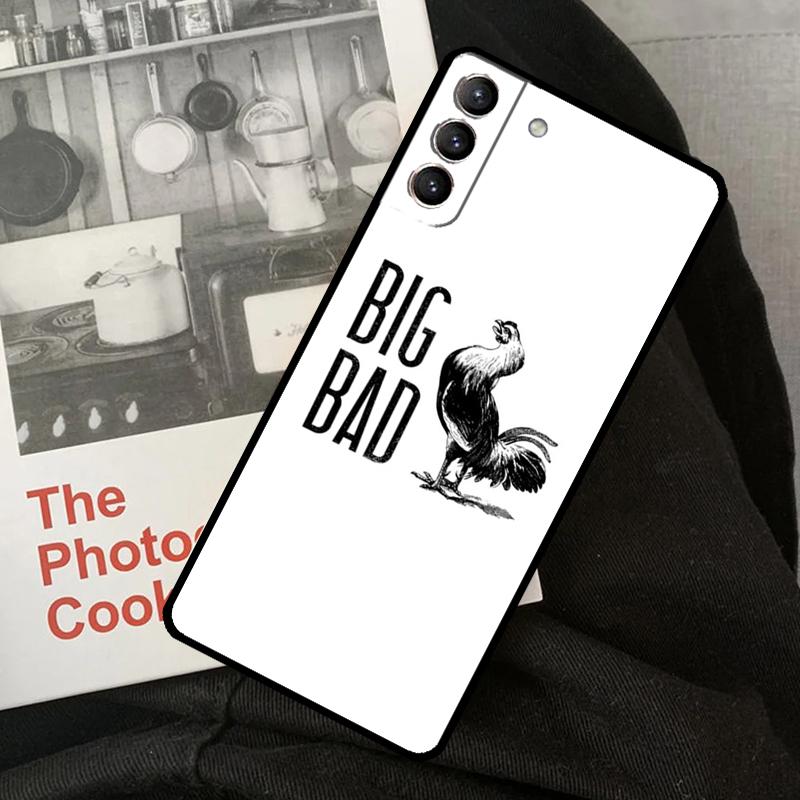 Cartoon Chicken Rooster Phone Case For Samsung Galaxy S23 S22 S24 Ultra S20 S21 S24 FE S9 S10 Plus Note 10 20 Ultra