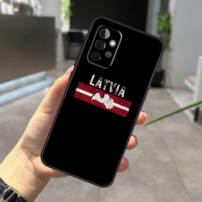 Lettland Flagge Hülle Für Samsung Galaxy A52 A32 A12 A56 A36 A54 A34 A14 A05 A16 A26 A13 A33 A53 A15 A35 A55