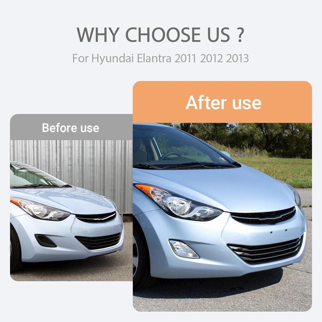 Front Bumper Fog Light For Elantra 2011-2013 Running Driving DRL Lamp 92202-3X02