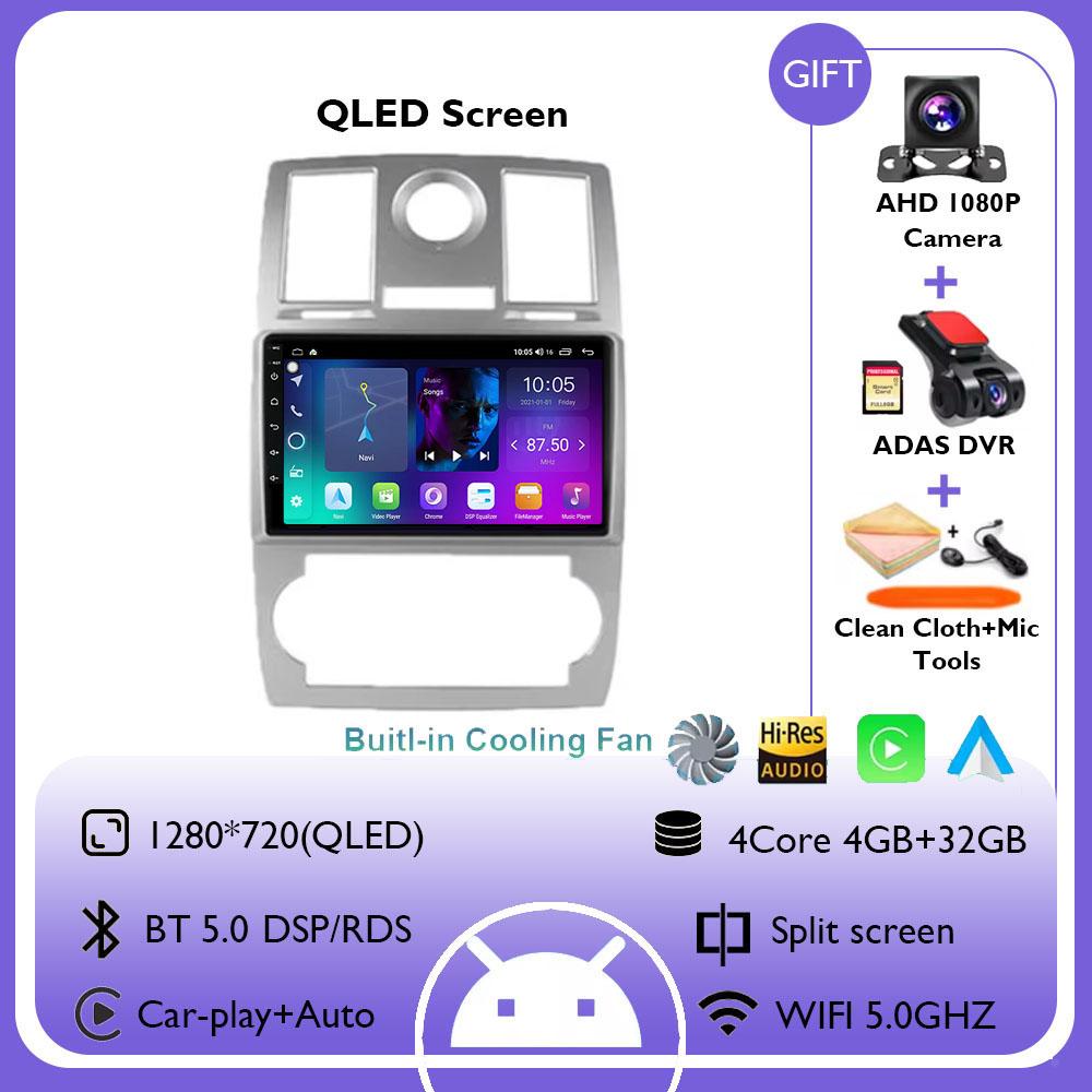 Android 14 For Chrysler 300C Aspen 2004 2005 2006 2007 2008 Car Radio Car video players CarPlay Android Auto GPS No 2 din DVD