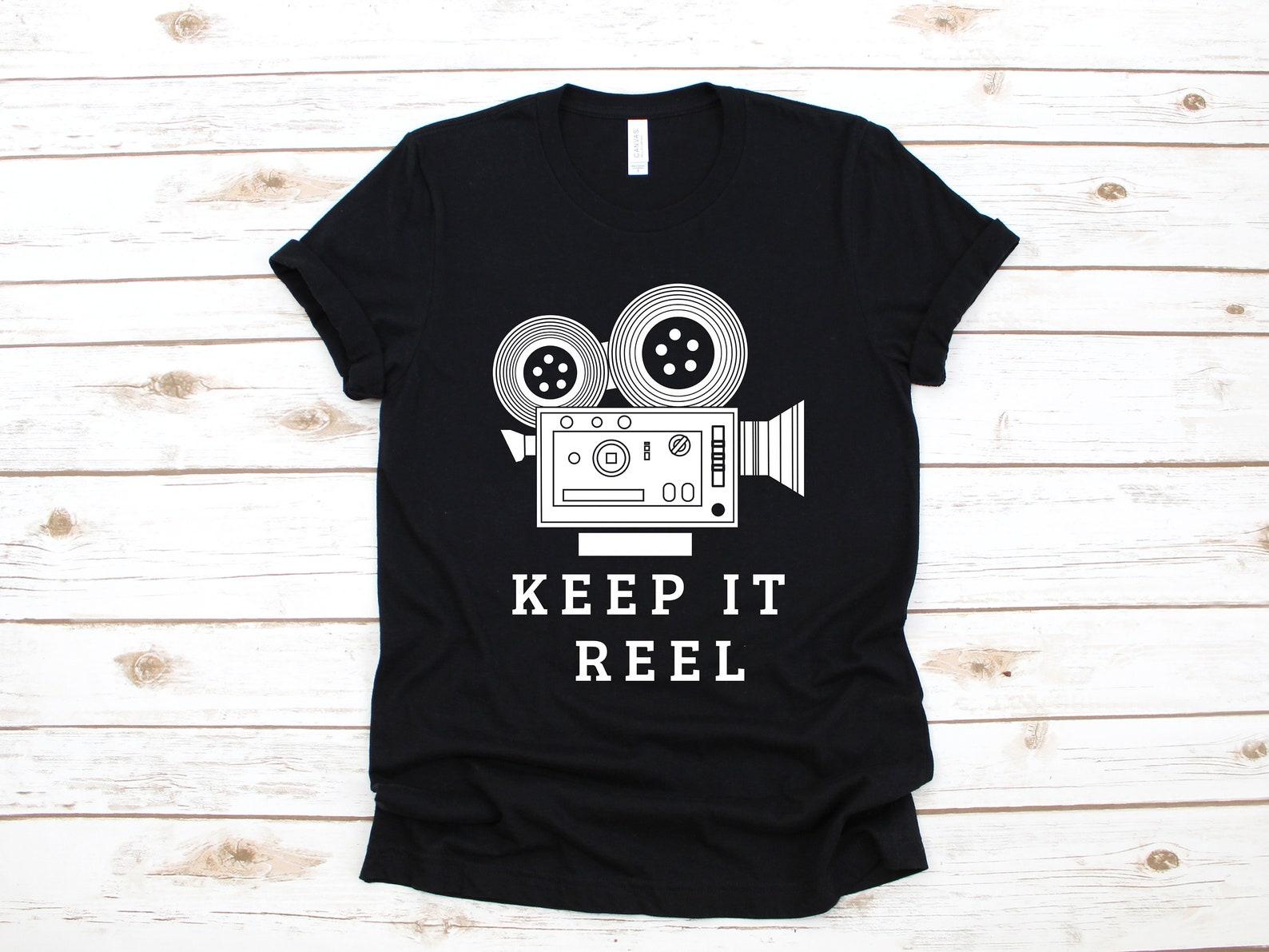 Keep It Reel Director Shirt, Director T-Shirt, Funny Movie Film Directing Gifts, T-Shirt, Tank Top, T-shirt, T-shirt,T-shirt S