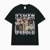 It's Goon O'Clock Funny Cute Cat Meme Graphic T Shirt Unisex Women Clothing Fashion Kawaii Male T Shirt Summer Tops Cotton T-shirt
