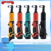16.8V Rechargeable Lithium Battery Right Angle Electric Ratchet Wrench (90°) 3/8".