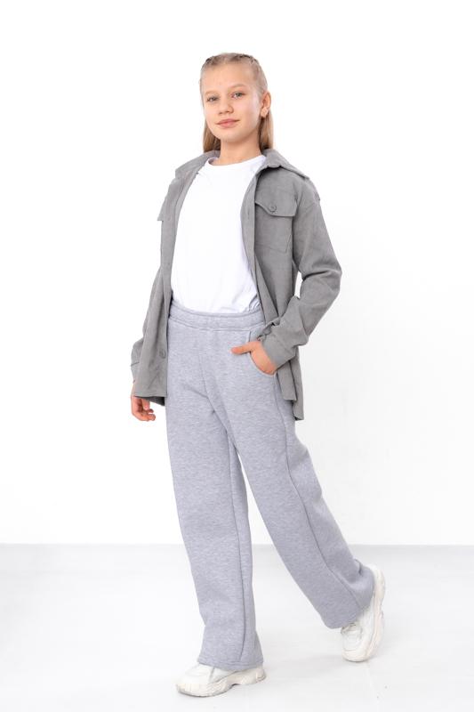 Pants – Teen Girls' Palazzo Casual Straight Fit, Soft Fabric & Elastic Waist, Winter 6437-025-2 HC