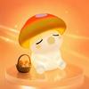 Rechargeable Silicone Night Light Mushroom Light, Squishy Touch Nursery Lamp, Warm White & RGB Color?Changing Colorful Lamp 2 Modes, USB Bedside
