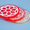 1/3Pieces Thick Coaster Silicone Molds for Resin Casting Round Flower Pattern Coaster Molds Epoxy Casting DIY Craft Tool