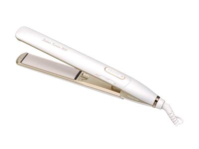 Koizumi Hair Iron, Straightener, Negative Ion, Salon Sense 300, Silky Moist, International Compatible, White, KHS-8720/W