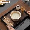 Kiln-change Wave Crescent Moon Matcha Bowl Ceramic Tea Craft Stand Tea Brush Support Song Dynasty Teapot Tool Teaset Accessories