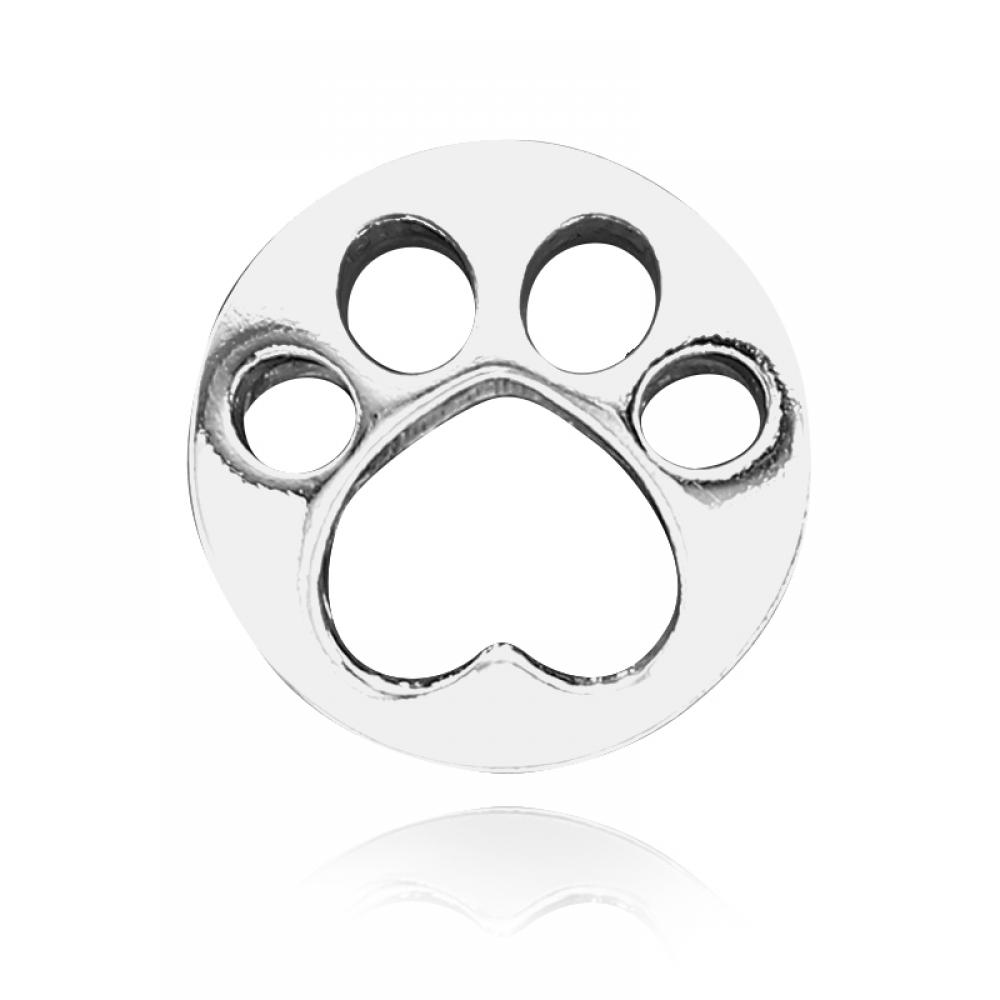 Pandora 798869c00 Openwork Four Footprint Silver Charm