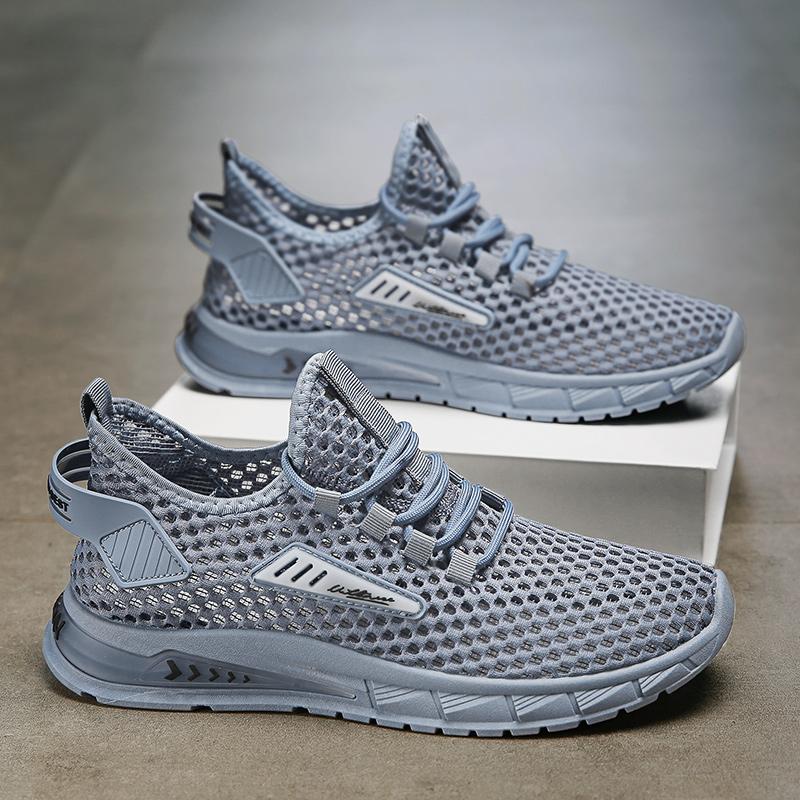 

Мужские летние удобные спортивные кроссовки Vance Coconut для студентов и мальчиков, мужские летающие тканые дышащие повседневные трендовые кроссовки для спортзала на мягкой подошве 43 синий