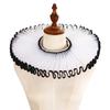 Handmade Ruffle Neck Collar Ruff Collar Adjustable Collar for Masquerades Parties Cosplay Event Costume Neckwear All Age