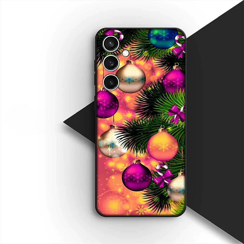 Père Noël Joyeux Noël Sapin de Noël Cerf Coque de Téléphone pour Apple iPhone 17 Air 12 13 Pro Max Mini ProMax 7 + 8 Plus Coque Souple