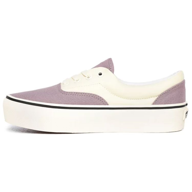 Vans Era 2 Tone Platform Unisex Low Top Sneakers White Purple VN0A3WLU1VG 36.5