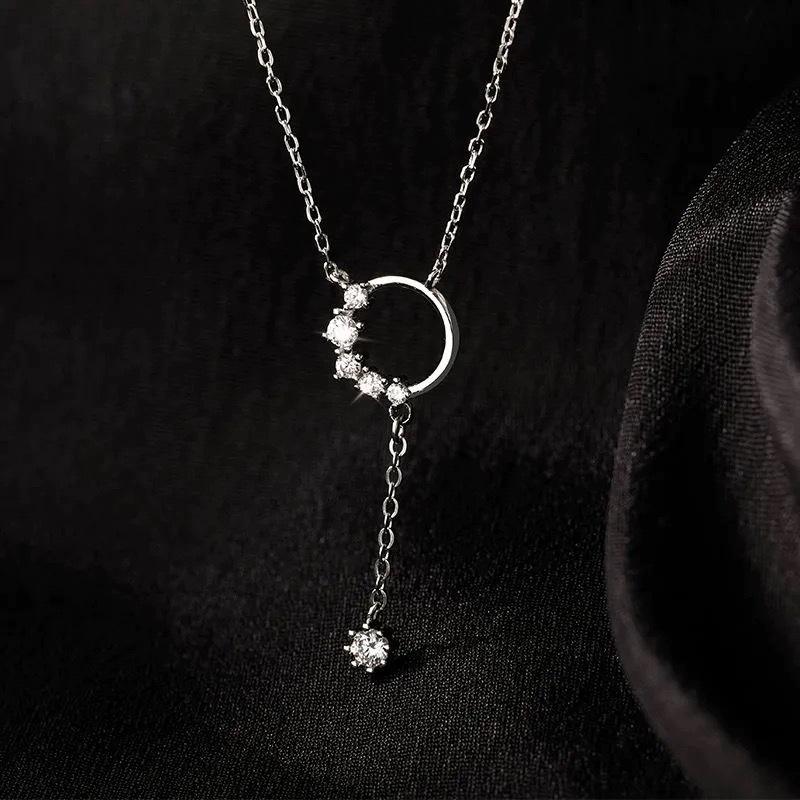 

Ожерелье с кисточками и венком, женское круглое ожерелье с бриллиантами на ключице, ожерелье с подвеской Niche Design