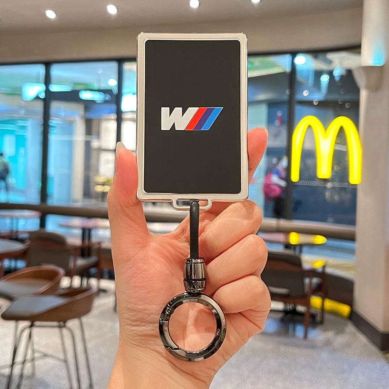 New TPU Car Smart Remote Key Case Cover Shell for BMW Card NFC Card Pack New 5 Series New 3 Series x5 X7 Keychain Accessories