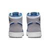 Air Jordan 1 Retro High OG GS True Blue Kinder-Sneaker Weiß Zementgrau FD1437-410