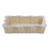 Flower Handcrafted Storage Basket Natural Fiber Construction Ideal For Plant Display Home Organization And Decoration